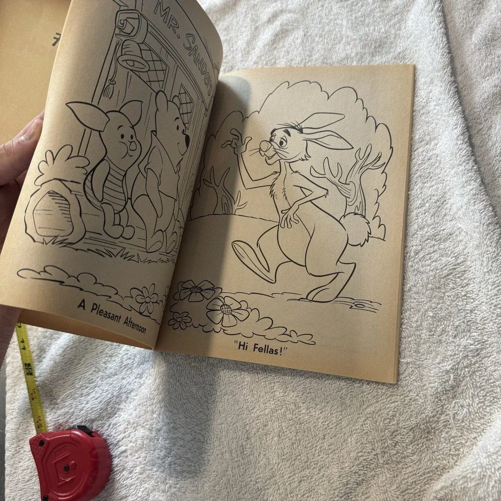 Vintage 1978 Walt Disney Winnie the Pooh Coloring Book Merrigold Press Unused